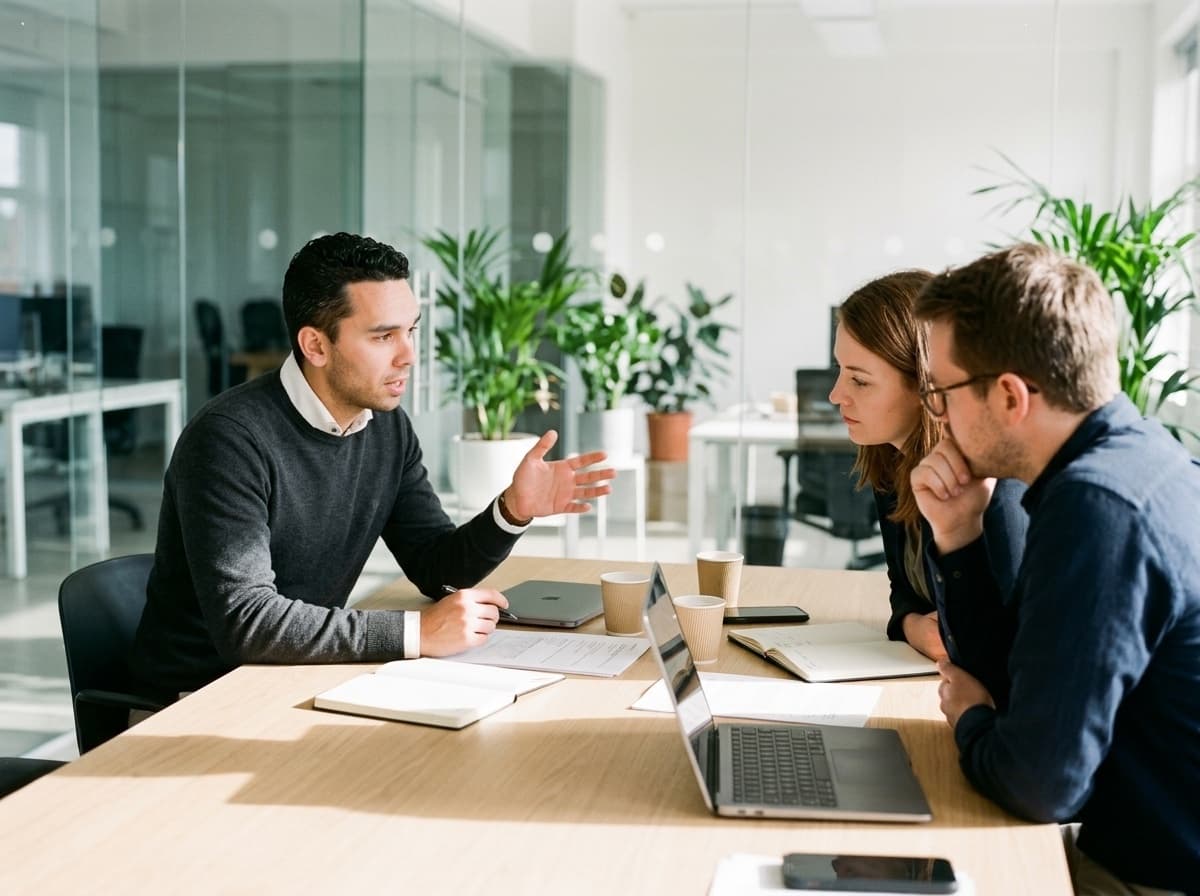 Miquel van Dongen in sessie met laptop