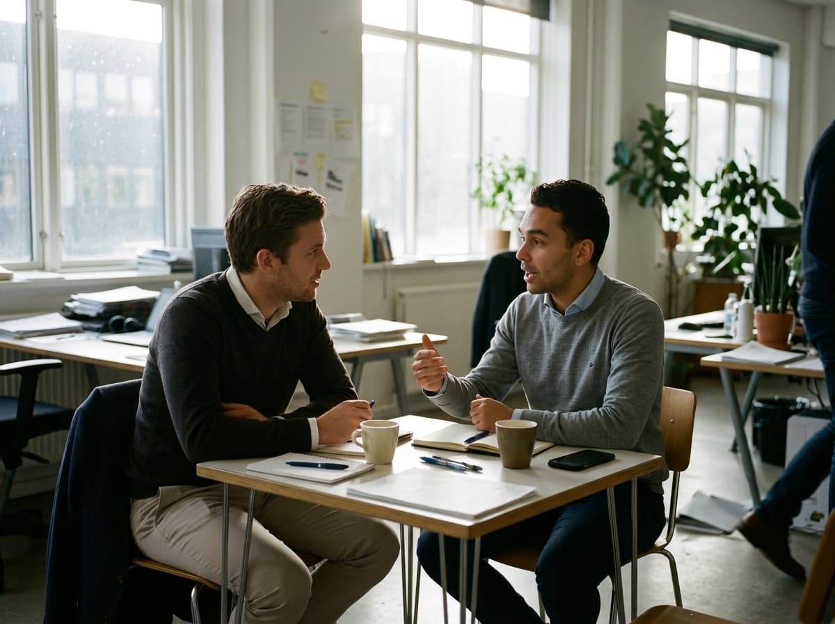 Technician working in the field