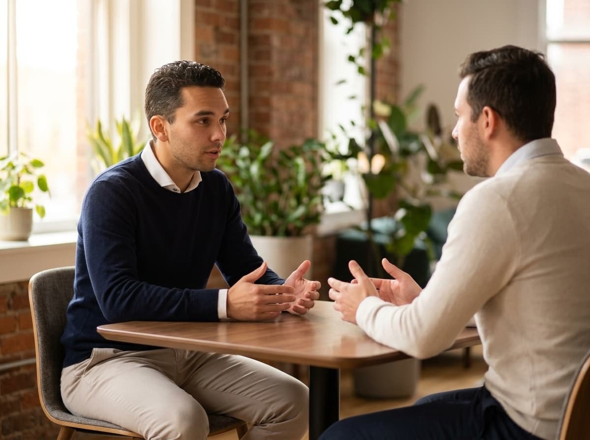 Office environment with successful projects